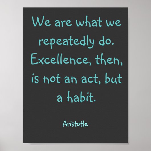 インスピレーション引用文ポスターアートプリント ポスター (正面)