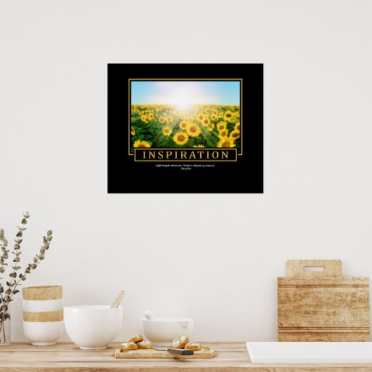 インスピレーション引用文ポスター ポスター (キッチン)