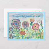 インスピレーション引用文友情 ポストカード (正面/裏面)