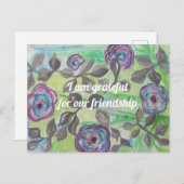 インスピレーション引用文友情 ポストカード (正面/裏面)