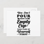 インスピレーション引用文気に自己 ポストカード (正面/裏面)