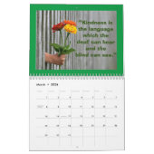 インスピレーション引用文2023カレンダー カレンダー (3月 2026)