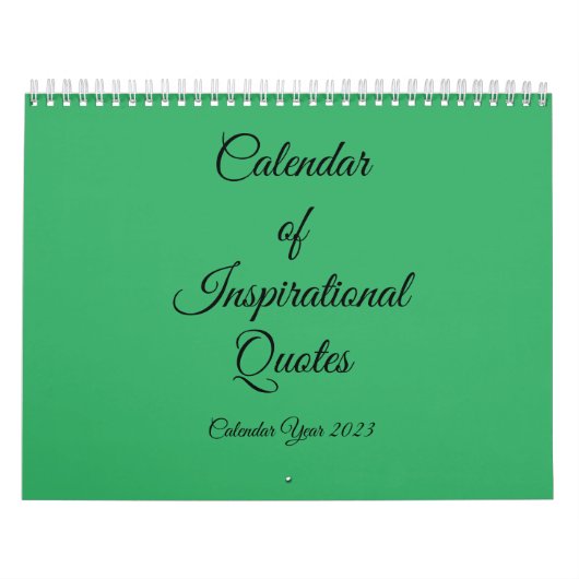 インスピレーション引用文2023カレンダー カレンダー (カバー)