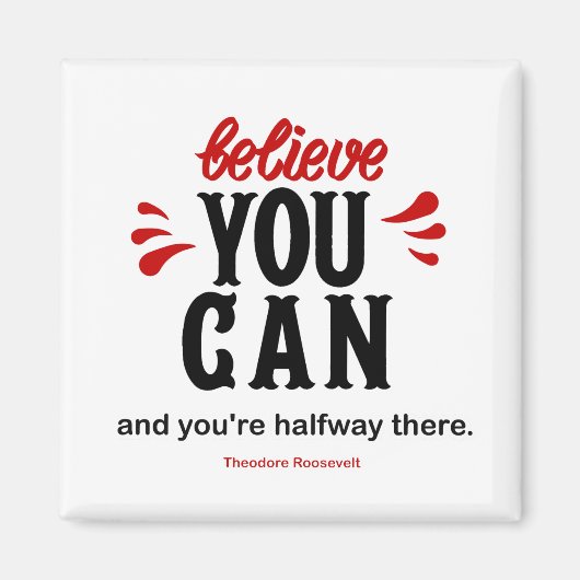 インスピレーション引用文 マグネット (正面)