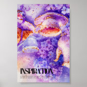 インスピレーション抽象芸術ポスター ポスター (正面)