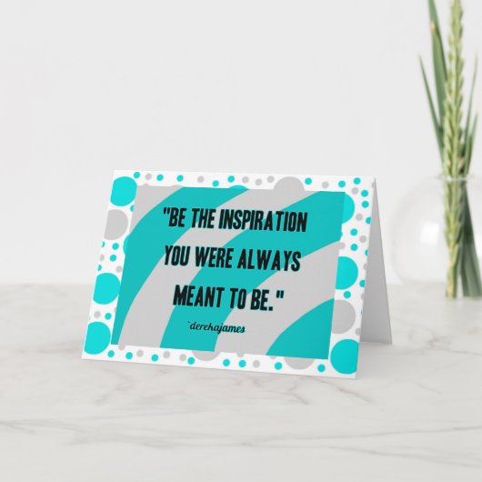 インスピレーション挨拶カード カード (正面)