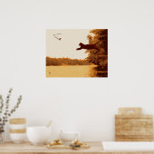 インスピレーション猫 ポスター (キッチン)