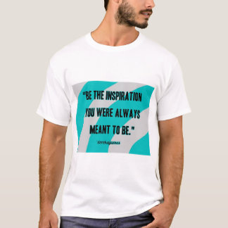 インスピレーション男性のホワイト基本Tシャツ Tシャツ