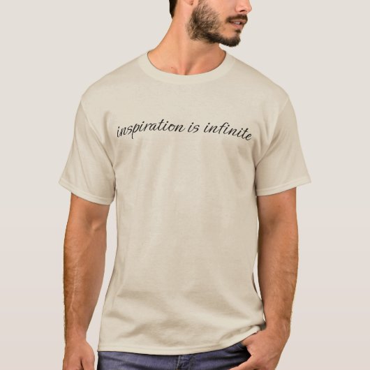 インスピレーション男性の基本Tシャツ Tシャツ (正面)