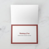 インスピレーション考えるのグリーティングカード シーズンカード (内部)