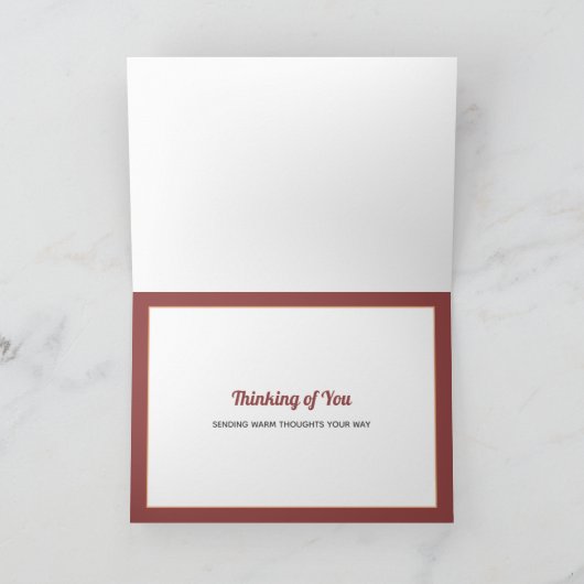 インスピレーション考えるのグリーティングカード シーズンカード (内部)