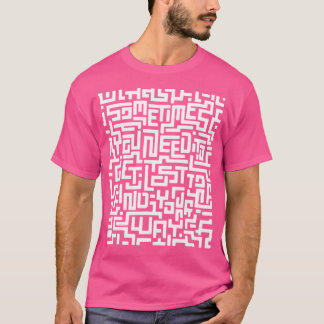 インスピレーション迷路 モチベーションラビリンス オプティカルイリュージョン Tシャツ