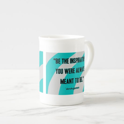 インスピレーション骨中国マグカップ ボーンチャイナマグカップ (正面右)