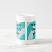 インスピレーション骨中国マグカップ ボーンチャイナマグカップ (正面)