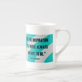 インスピレーション骨中国マグカップ ボーンチャイナマグカップ (右)