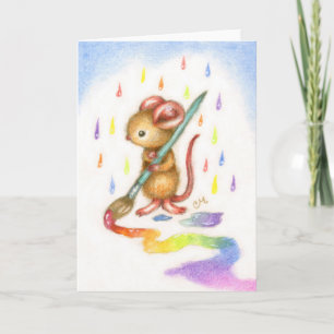 インスピレーション – かわいいマウスアートカード カード