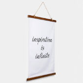 インスピレーション・ウッド・トッピング・ウォール・タペストリー 吊り下げ型タペストリー (傾斜あり)