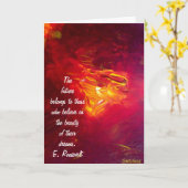 インスピレーション カード (黄色い花)