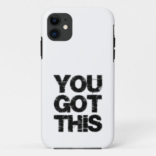 インスピレーション タイポグラフィー 引用 モノクロ iPhone 11 ケース