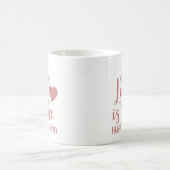 インスピレーション ピンク 母の愛 コーヒーマグカップ (中央)