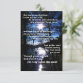 インスピレーション・ポイントの追悼カード 招待状 (スタンド正面)