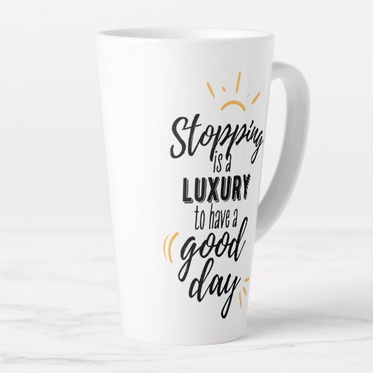 インスピレーション・モチベーション・コーヒー カフェラテマグ (右アングル)