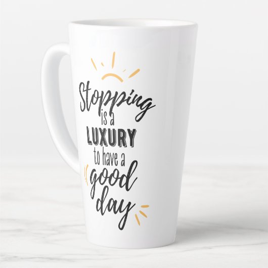 インスピレーション・モチベーション・コーヒー カフェラテマグ (左アングル)