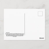 インスピレーション。俺の写真を? ポストカード (裏面)