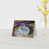 インスピレーション：呼吸3 カード (黄色い花)