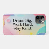 インスピレーション 夢を大きく描く。努力を惜しまない。優しさを忘れない ク Case-Mate iPhoneケース (裏面(横))