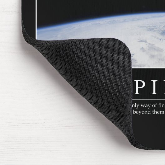 インスピレーション：感動的引用文 マウスパッド (コーナー)