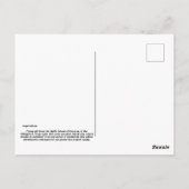 インスピレーション。若いフィリピン人の女性。 ポストカード (裏面)