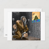 インスピレーション - 面白いモチベーション カルーン ポストカード (正面/裏面)