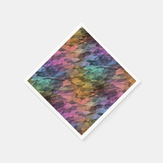 インスピレーションantechamber - rainbow crystal : スタンダードカクテルナプキン (角)