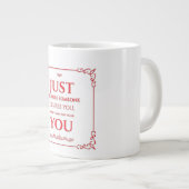 インスピレーションMug 2 ジャンボコーヒーマグカップ (正面右)
