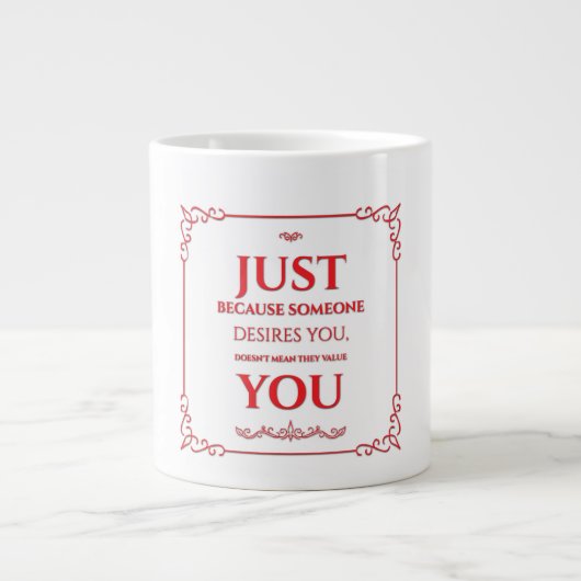 インスピレーションMug 2 ジャンボコーヒーマグカップ (正面)