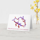 インスピレーションNotecard カード (黄色い花)