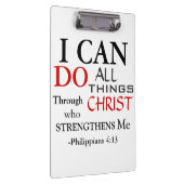インスピレーションPHILIPPIANS 4:13 クリップボード (右)