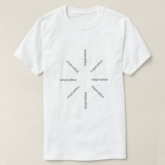 インスピレーションTシャツ Tシャツ (デザイン正面)