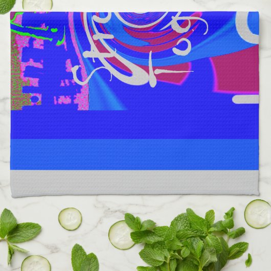 インスピレーションUSA愛と共に強い キッチンタオル (折り畳み)