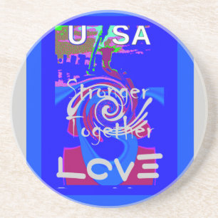 インスピレーションUSA愛と共に強い コースター