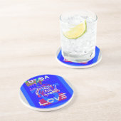 インスピレーションUSA愛と共に強い コースター (側面)