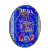 インスピレーションUSA愛と共に強い ダーツボード (正面左)