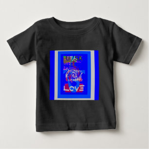 インスピレーションUSA愛と共に強い ベビーTシャツ
