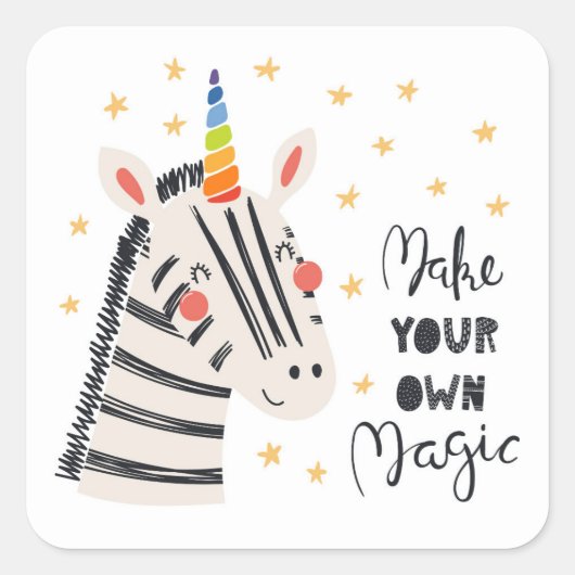 インスピレーションZebri-corn スクエアシール (正面)