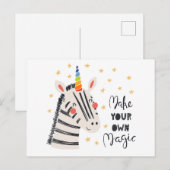 インスピレーションZebri-corn ポストカード (正面/裏面)