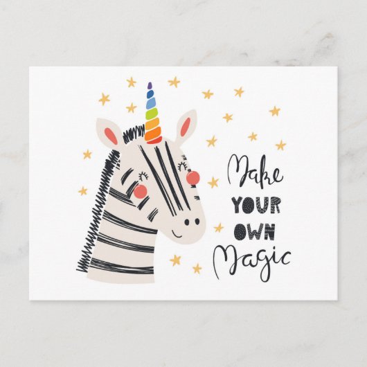 インスピレーションZebri-corn ポストカード (正面)