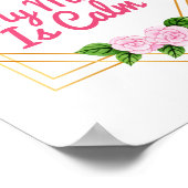 インスピレーショ前向きンの肯定 ポスター (角)