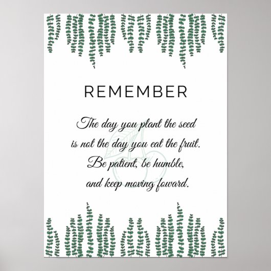 インスピレーショ意欲を起こン引用文 ポスター (正面)