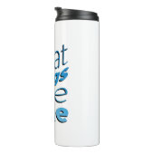 インスピレーショ素晴らしン語「物事は時間がかかる」 Tumbler タンブラー (回転右)